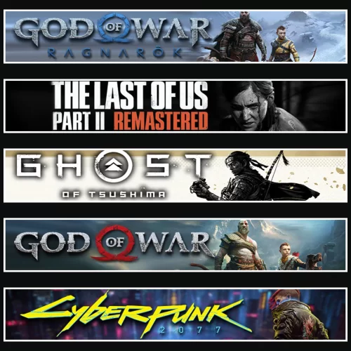  Ragnarök +TLOU2 +Tsushima +GOW +Cyberpunk